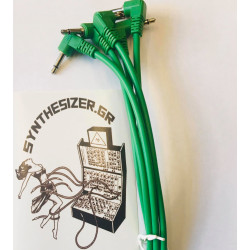 Synthesizer GR 60CM Angle Green Pack 5 Patch Cable