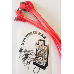 Synthesizer GR 45CM Angle Pink Pack 5 Patch Cable