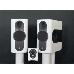 Kii Audio THREE Pro DSP Studio Monitor Pair White High Gloss Including Kii Control