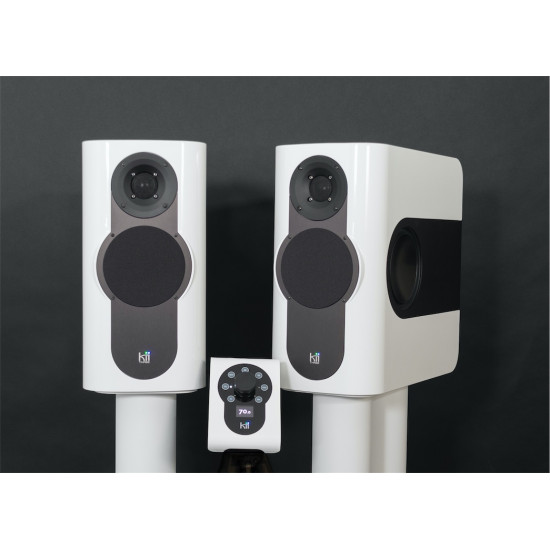 Kii Audio THREE Pro DSP Studio Monitor Pair White High Gloss Including Kii Control Kii Audio THREE Pro DSP Studio Monitor Pair White High Gloss Including Kii Control