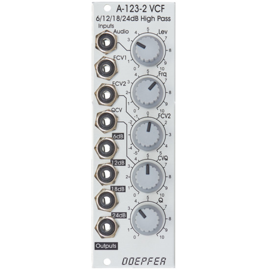 Doepfer A-123-2 High Pass 6/12/18/24db Doepfer A-123-2 High Pass 6/12/18/24db