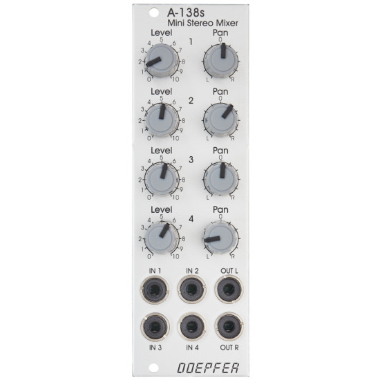 Doepfer A-138S Mini Stereo Mixer