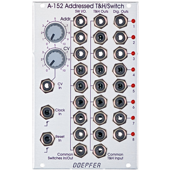 Doepfer A-152 Voltage Addressed Track&Hold / Analog Shift Register (ASR)/ Octal Switch (Multiplexer)