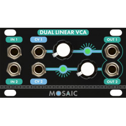 Mosaic Dual Linear VCA 1U Black
