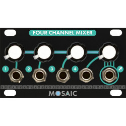 Mosaic Four Channel Mixer 1U Black