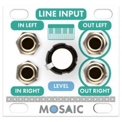 Mosaic Line Input 1U