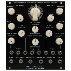 Radical Frequencies Stereo Cascaded Ota VCF