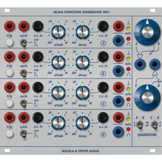 Tiptop Audio Buchla Quad Function Generator 281t