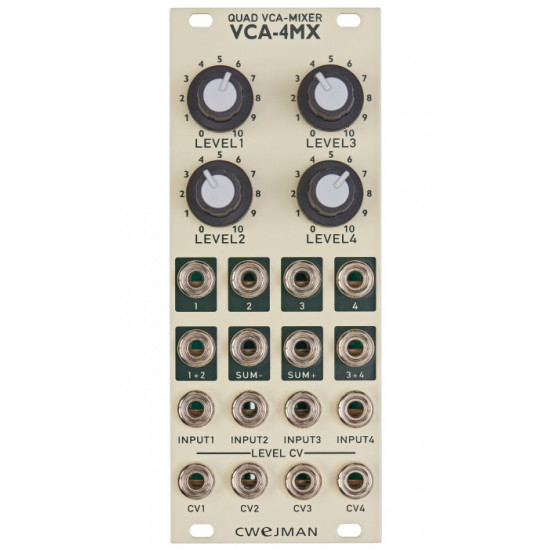 Cwejman VCA-4MX Quad VCA Mixer Cwejman VCA-4MX Quad VCA Mixer