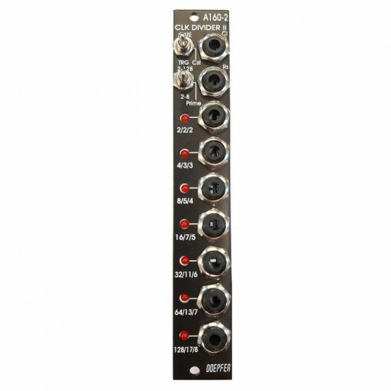 Doepfer A-160-2V Clock/Trigger Divider II Doepfer A-160-2V Clock/Trigger Divider II