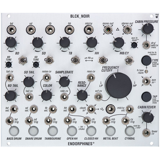 Endorphin.es Blck_Noir Drum Module