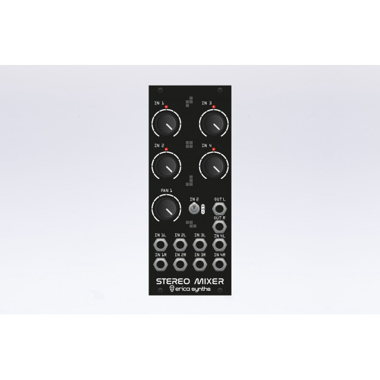 Erica Synths Drum Stereo Mixer Black