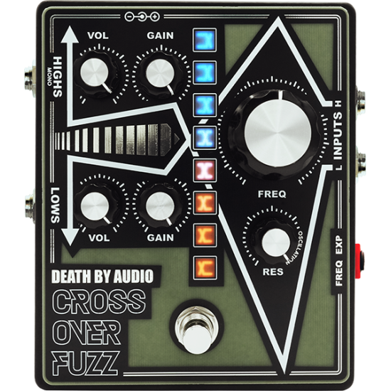 Death By Audio Crossover Fuzz Black Death By Audio Crossover Fuzz Black