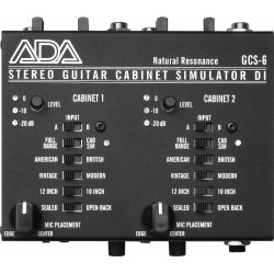 ADA AMPS GCS-6 Stereo Guitar Cabinet Simulator & DI Box