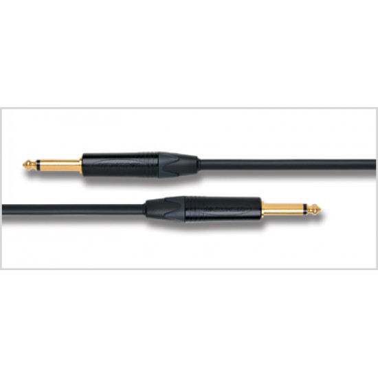 Mogami 2524 Instrument Cable 1M Neutrik Gold 6.3mm TS jack - TS jack 