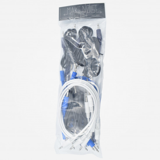 Make Noise 20 Pack Assorted Patch Cables(black,purple-gray,blue&white) Make Noise 20 Pack Assorted Patch Cables(black,purple-gray,blue&white)