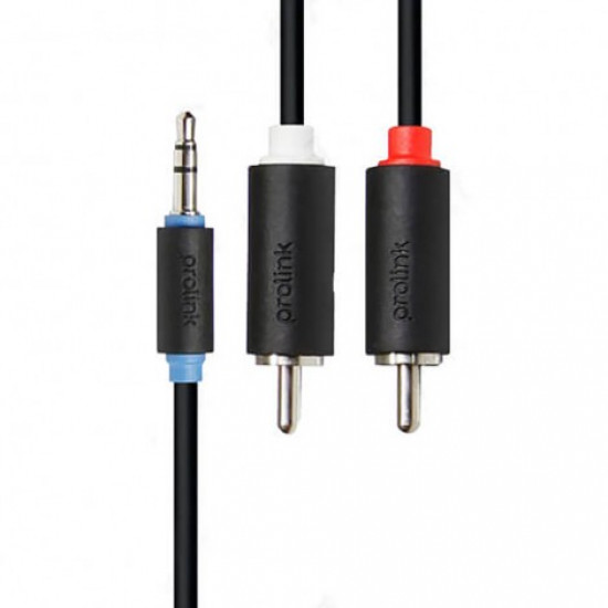 Prolink PB103 3.5mm male - 2x RCA male 1.5m