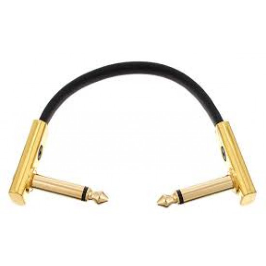 Rockboard Flat Patch Cable Gold 10 cm Rockboard Flat Patch Cable Gold 10 cm