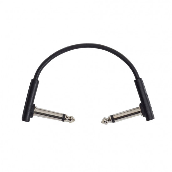 Rockboard Flat Patch Cable Black 10 cm Rockboard Flat Patch Cable Black 10 cm