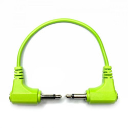 Tendrils Stakkas Right Angled Eurorack Patch Cable (30cm Lime)