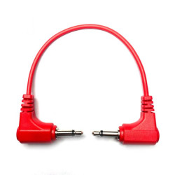 Tendrils Stakkas Right Angled Eurorack Patch Cable (60cm Red)