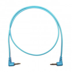 Tendrils Right Angled Eurorack Patch Cable (60cm Cyan) 6 patch