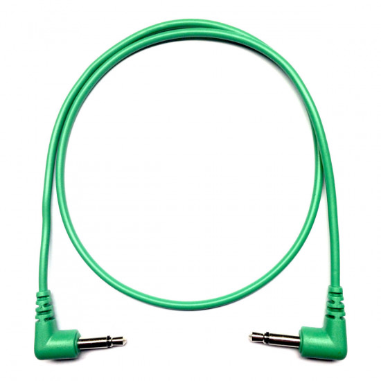 Tendrils Right Angled Eurorack Patch Cable (60cm Emerald) 6 patch