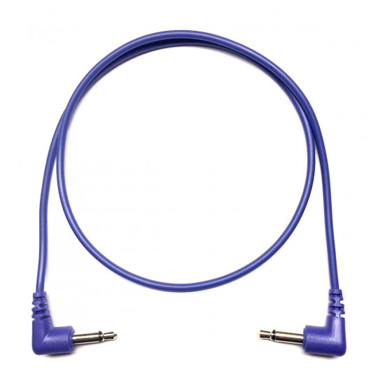 Tendrils Right Angled Eurorack Patch Cable (60cm Indigo) 6 patch