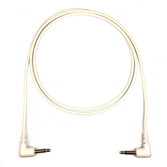 Tendrils Right Angled Eurorack Patch Cable (90cm White) 6 patch