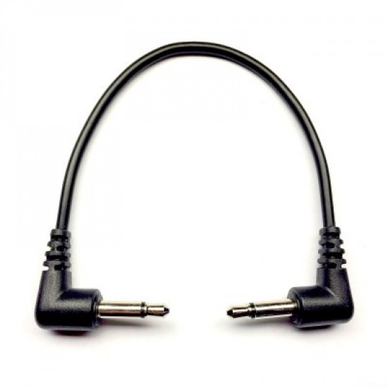 Tendrils Right Angled Eurorack Patch Cable (15cm Black) 6 patch