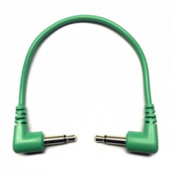 Tendrils Right Angled Eurorack Patch Cable (15cm Emerald) 6 patch