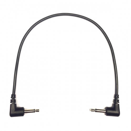 Tendrils Right Angled Eurorack Patch Cable (20cm Black) 6 patch