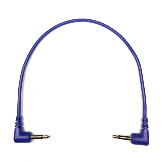 Tendrils Right Angled Eurorack Patch Cable (20cm Indigo) 6 patch