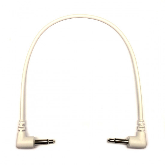 Tendrils Right Angled Eurorack Patch Cable (20cm White) 6 patch