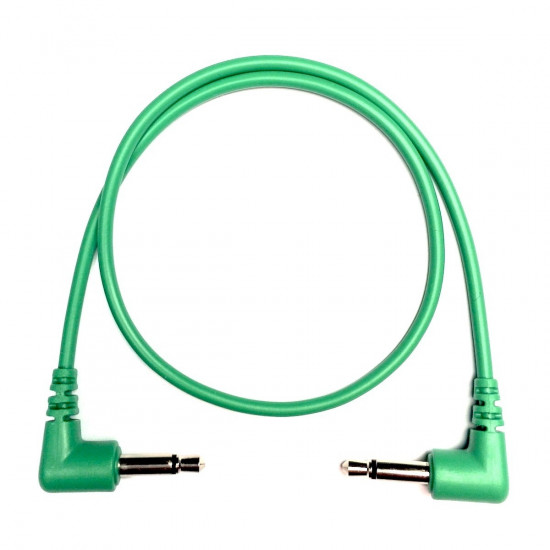 Tendrils Right Angled Eurorack Patch Cable (45cm Emerald) 6 patch