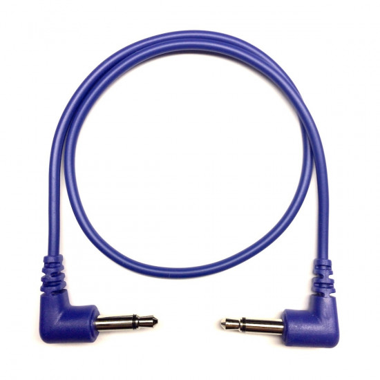 Tendrils Right Angled Eurorack Patch Cable (30cm Indigo) 6 patch