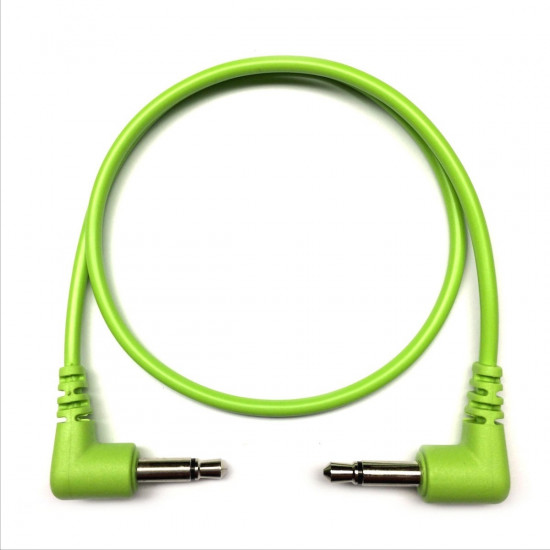Tendrils Right Angled Eurorack Patch Cable (45cm Lime) 6 patch