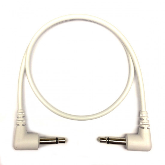 Tendrils Right Angled Eurorack Patch Cable (45cm White) 6 patch