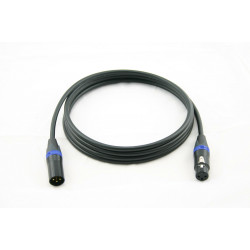 Mogami Microphone Cable XLR-XLR Blue 1M with Neutrik  