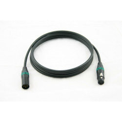 Mogami 2534 Microphone Cable XLR-XLR green 1M with Neutrik  