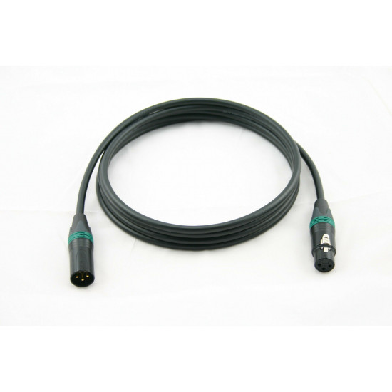Mogami 2534 Microphone Cable XLR-XLR green 3M with Neutrik  