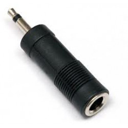 Adaptor from stereo 6.3mm socket to 3.5mm stereo jack