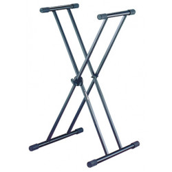 QUIKLOK T-20BK Single Keyboard Stand with Double Brace