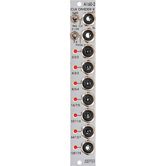 Doepfer A-160-2 Clock/Trigger Divider II Doepfer A-160-2 Clock/Trigger Divider II