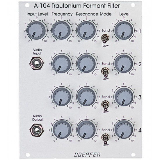 Doepfer A-104 Trautonium Formant Filter Doepfer A-104 Trautonium Formant Filter