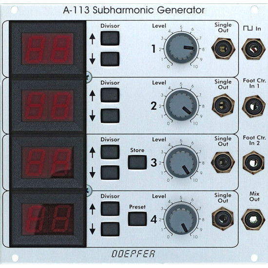Doepfer A-113 Subharmonic Generator Doepfer A-113 Subharmonic Generator