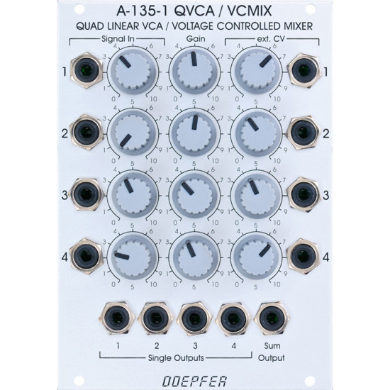 Doepfer A-135-1 Quad VCA Mix