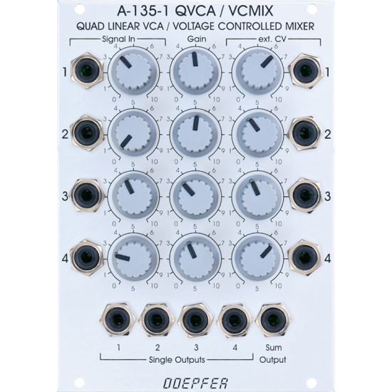 Doepfer A-135-1 Quad VCA Mix Doepfer A-135-1 Quad VCA Mix